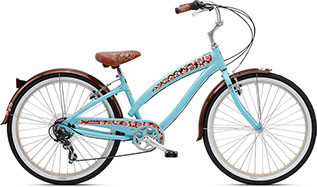 nirve beach blossom women's cruiser bike